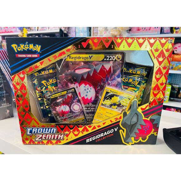 Pokemon TCG: Crown Zenith Collection Regidrago V Collection - Picture 1 of 3